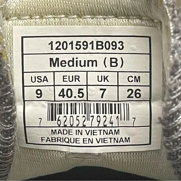 Brooks Vanguard Blue/Grey/White Women's Retro Style Sneakers Size 9 - Picture 5 of 16